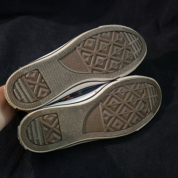 Converse All Star tie-dyed tennis multi color sneakers shoes - Picture 8 of 10